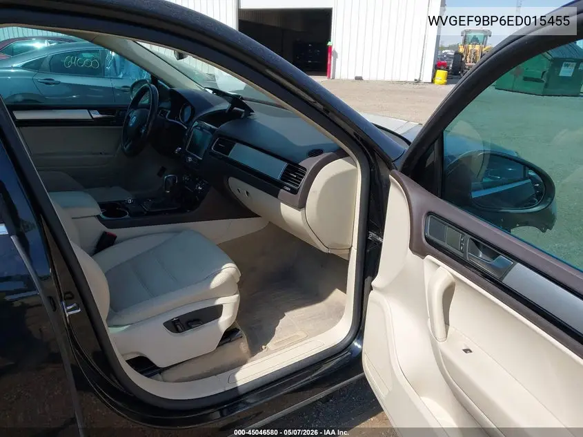 2014 Volkswagen Touareg 3.6L Sport VIN: WVGEF9BP6ED015455 Lot: 45046580