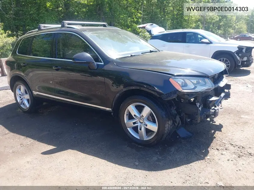2014 Volkswagen Touareg 3.6L Lux VIN: WVGEF9BP0ED014303 Lot: 45086086