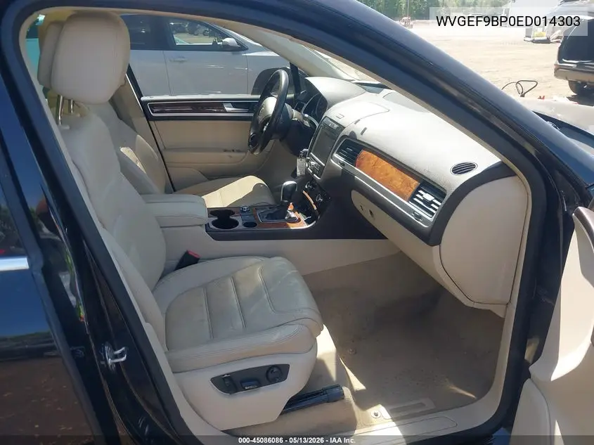 2014 Volkswagen Touareg 3.6L Lux VIN: WVGEF9BP0ED014303 Lot: 45086086
