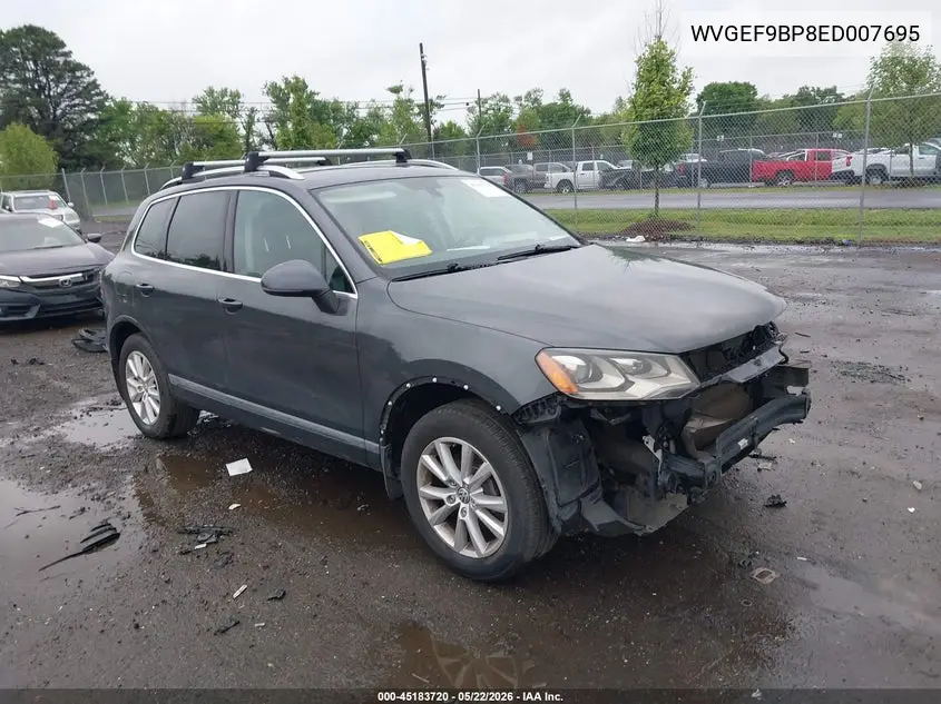 2014 Volkswagen Touareg 3.6L Sport VIN: WVGEF9BP8ED007695 Lot: 45183720