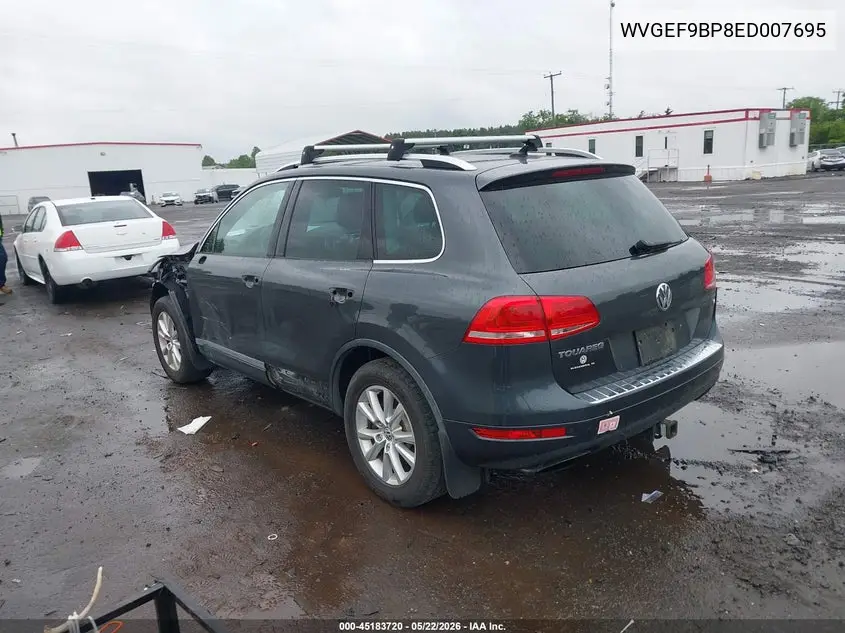 2014 Volkswagen Touareg 3.6L Sport VIN: WVGEF9BP8ED007695 Lot: 45183720