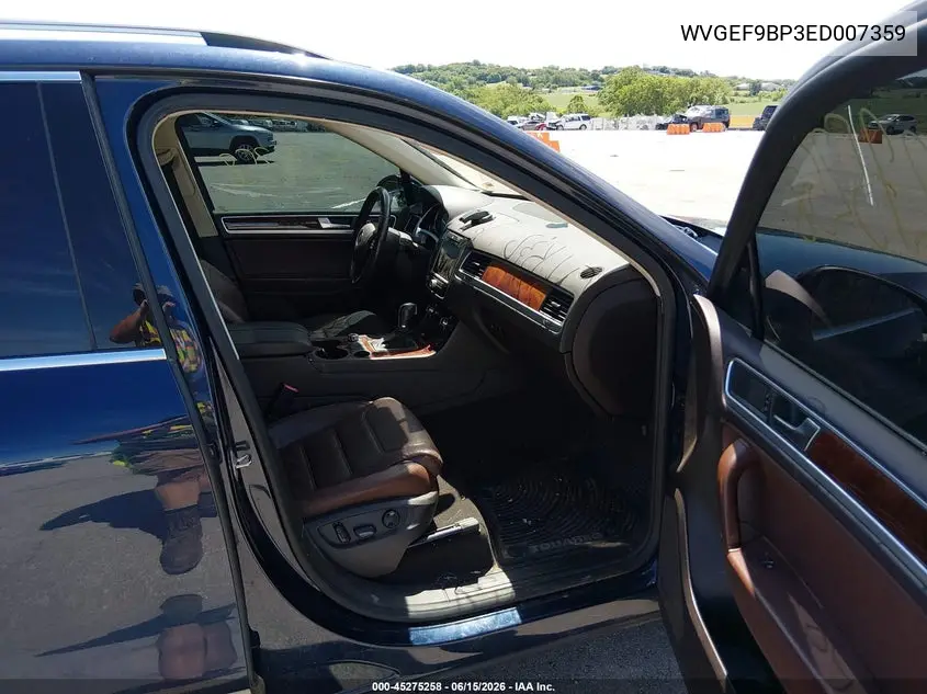2014 Volkswagen Touareg 3.6L Lux VIN: WVGEF9BP3ED007359 Lot: 45275258