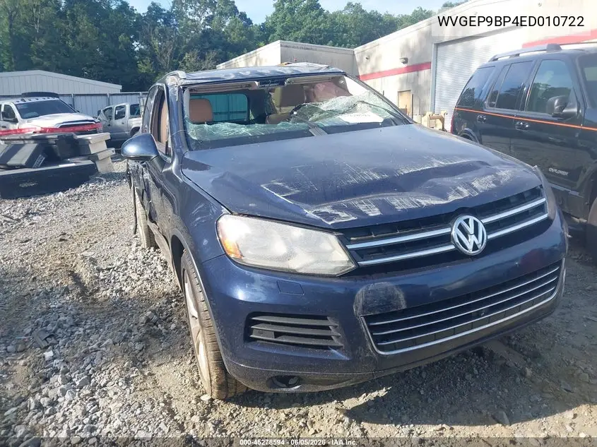 2014 Volkswagen Touareg Tdi Executive VIN: WVGEP9BP4ED010722 Lot: 45278594