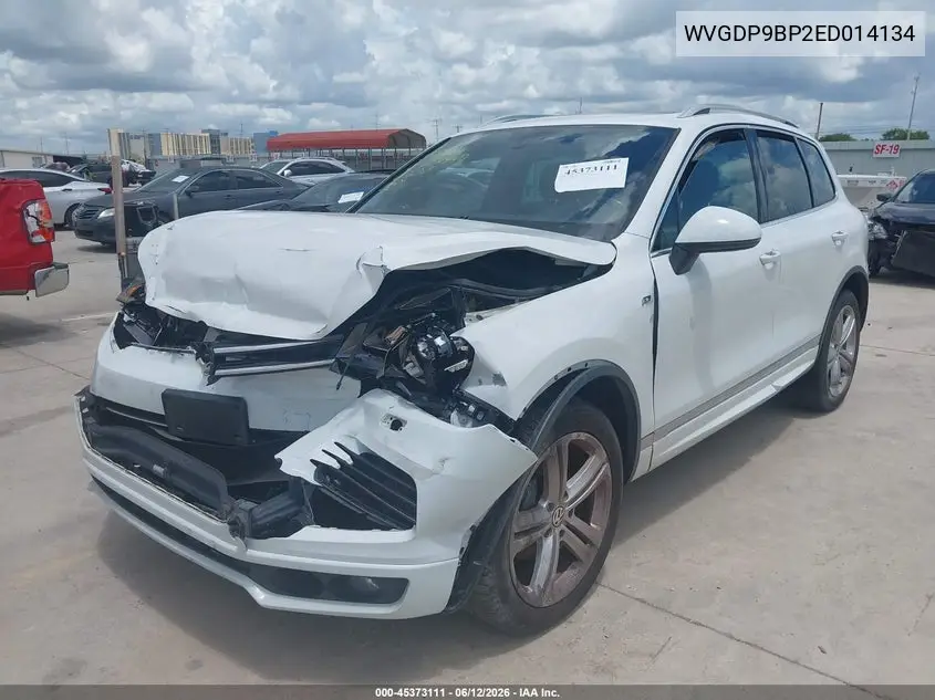 2014 Volkswagen Touareg Tdi R-Line VIN: WVGDP9BP2ED014134 Lot: 45373111