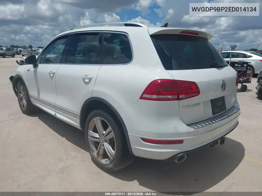 2014 Volkswagen Touareg Tdi R-Line VIN: WVGDP9BP2ED014134 Lot: 45373111