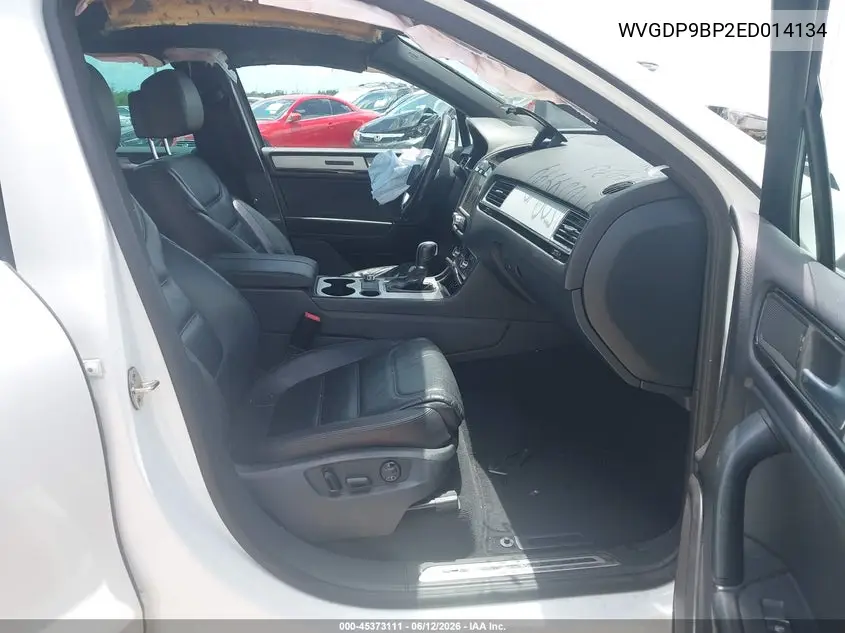 2014 Volkswagen Touareg Tdi R-Line VIN: WVGDP9BP2ED014134 Lot: 45373111