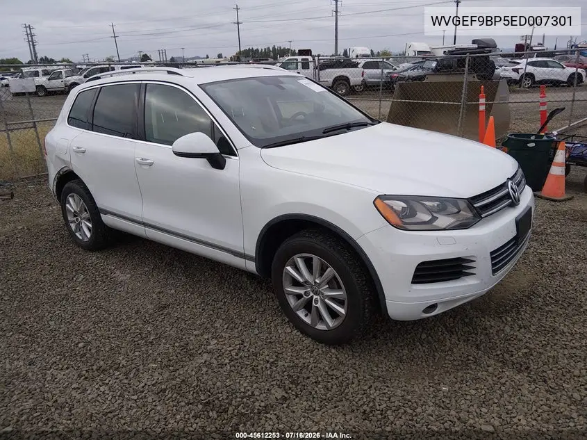 2014 Volkswagen Touareg 3.6L Sport VIN: WVGEF9BP5ED007301 Lot: 45612253