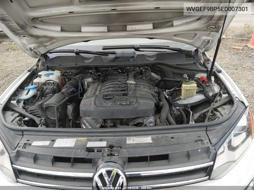 2014 Volkswagen Touareg 3.6L Sport VIN: WVGEF9BP5ED007301 Lot: 45612253