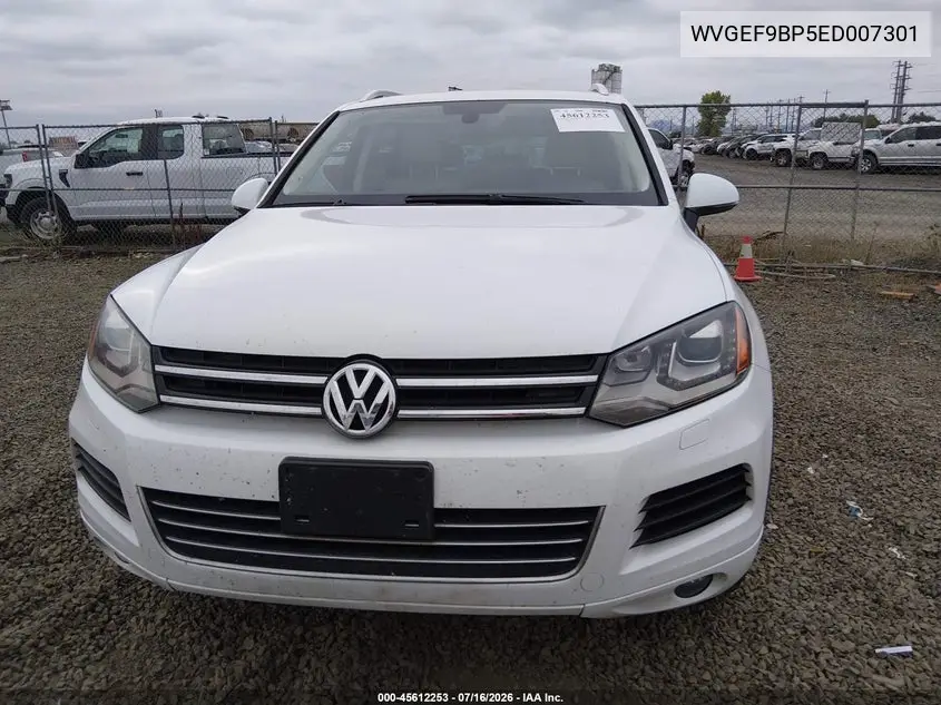 2014 Volkswagen Touareg 3.6L Sport VIN: WVGEF9BP5ED007301 Lot: 45612253