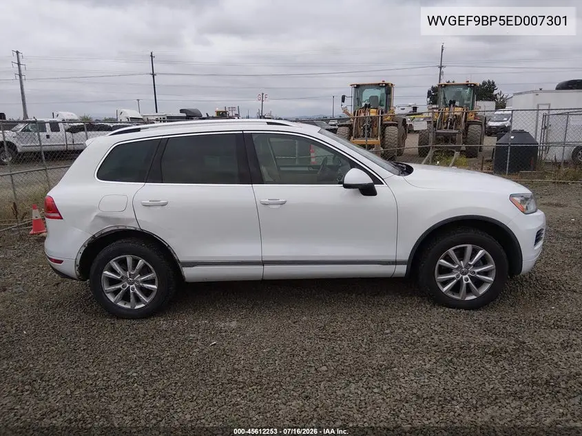2014 Volkswagen Touareg 3.6L Sport VIN: WVGEF9BP5ED007301 Lot: 45612253