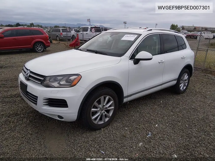 2014 Volkswagen Touareg 3.6L Sport VIN: WVGEF9BP5ED007301 Lot: 45612253