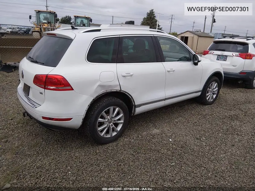 2014 Volkswagen Touareg 3.6L Sport VIN: WVGEF9BP5ED007301 Lot: 45612253