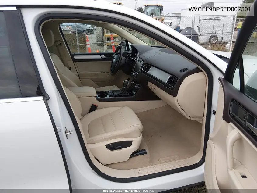 2014 Volkswagen Touareg 3.6L Sport VIN: WVGEF9BP5ED007301 Lot: 45612253