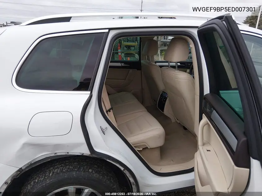 2014 Volkswagen Touareg 3.6L Sport VIN: WVGEF9BP5ED007301 Lot: 45612253