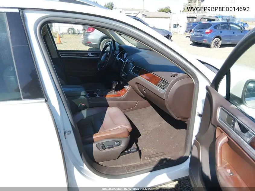 2014 Volkswagen Touareg Tdi Lux VIN: WVGEP9BP8ED014692 Lot: 45627069