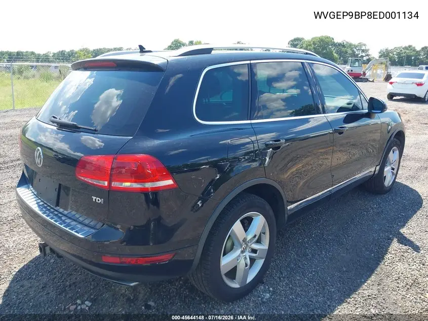 2014 Volkswagen Touareg Tdi Lux VIN: WVGEP9BP8ED001134 Lot: 45644148