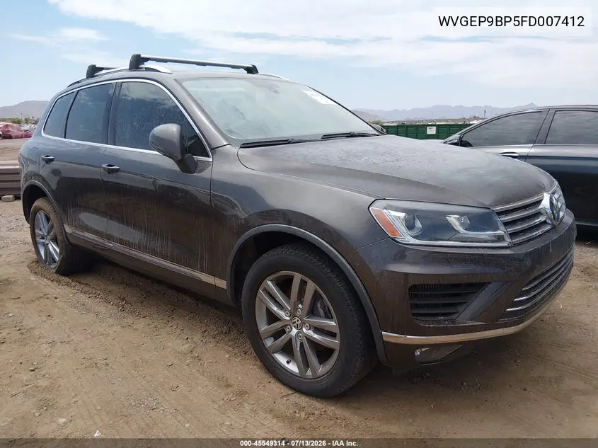 2015 Volkswagen Touareg Tdi Lux VIN: WVGEP9BP5FD007412 Lot: 45549314