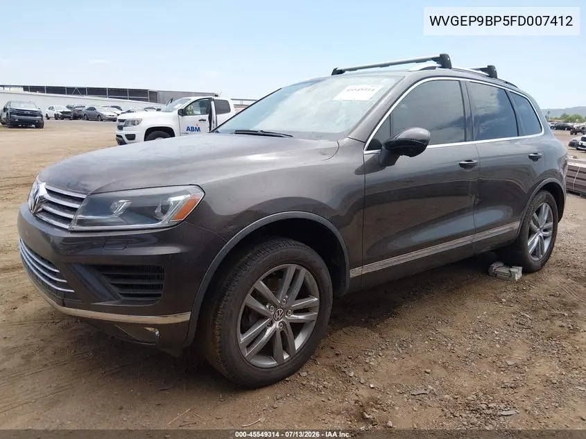 2015 Volkswagen Touareg Tdi Lux VIN: WVGEP9BP5FD007412 Lot: 45549314