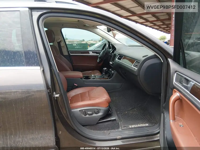 2015 Volkswagen Touareg Tdi Lux VIN: WVGEP9BP5FD007412 Lot: 45549314