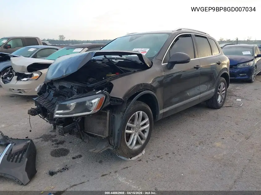 2016 Volkswagen Touareg Tdi Sport W/Technology VIN: WVGEP9BP8GD007034 Lot: 44862908