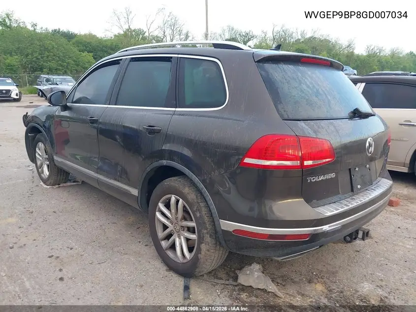 2016 Volkswagen Touareg Tdi Sport W/Technology VIN: WVGEP9BP8GD007034 Lot: 44862908