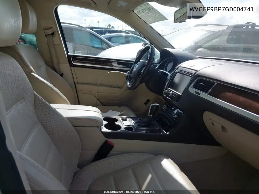 2016 Volkswagen Touareg Tdi Lux VIN: WVGEP9BP7GD004741 Lot: 44937221