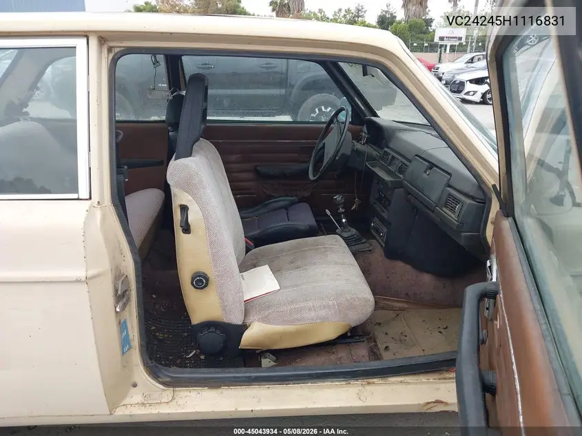 1977 Volvo 242 Dl VIN: VC24245H1116831 Lot: 45043934