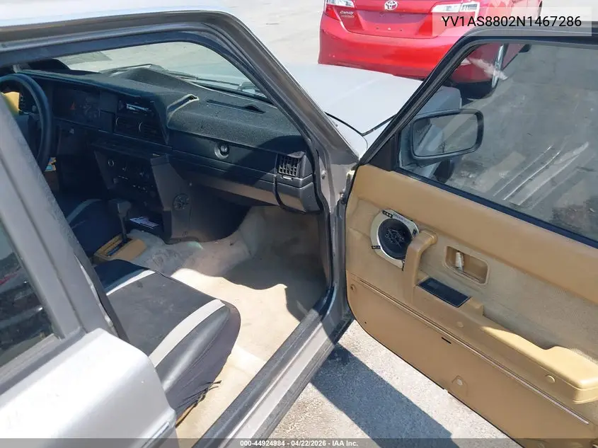 1992 Volvo 240 Gl VIN: YV1AS8802N1467286 Lot: 44924984