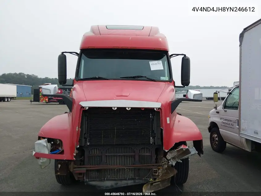 2000 Volvo Vn VIN: 4V4ND4JH8YN246612 Lot: 45646793