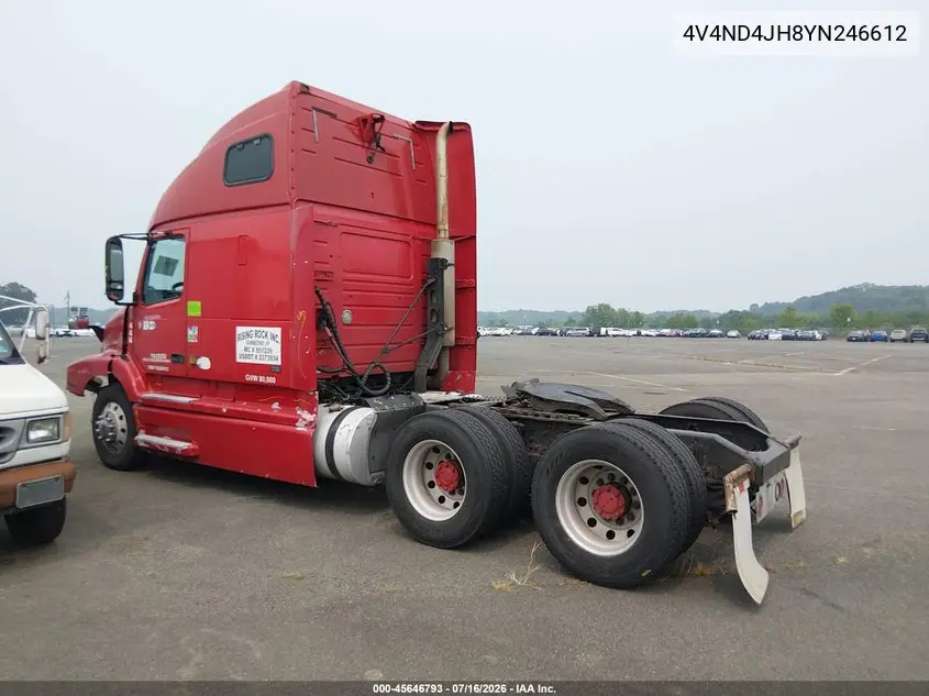 2000 Volvo Vn VIN: 4V4ND4JH8YN246612 Lot: 45646793