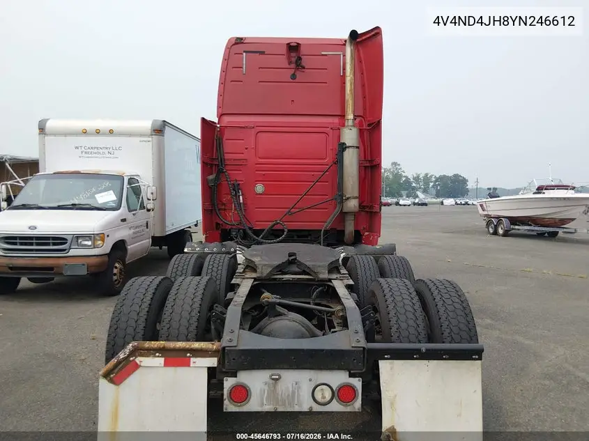 2000 Volvo Vn VIN: 4V4ND4JH8YN246612 Lot: 45646793