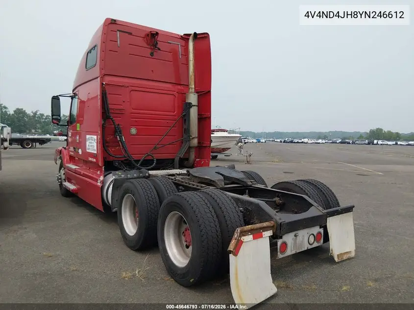 2000 Volvo Vn VIN: 4V4ND4JH8YN246612 Lot: 45646793