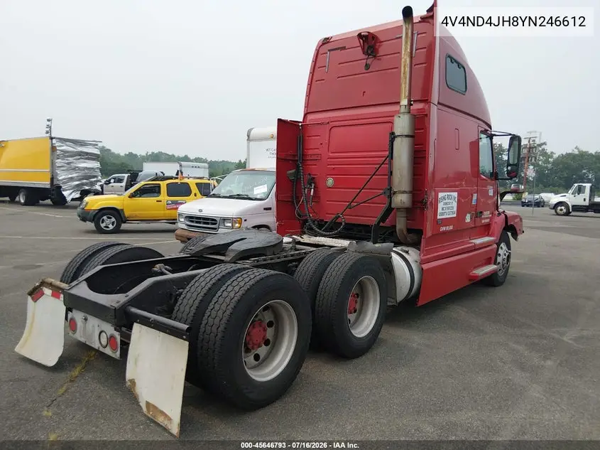 2000 Volvo Vn VIN: 4V4ND4JH8YN246612 Lot: 45646793