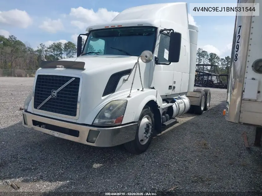 2011 Volvo Vn VIN: 4V4NC9EJ1BN531544 Lot: 44436718