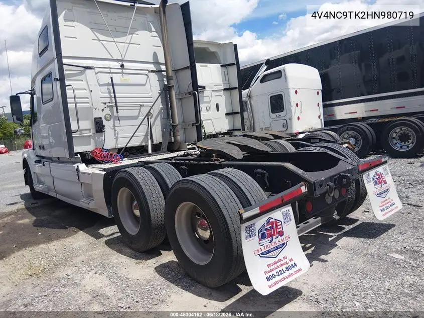 2017 Volvo Vnl VIN: 4V4NC9TK2HN980719 Lot: 45304162