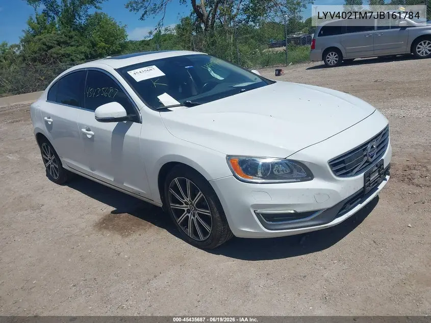 2018 Volvo S60 Inscription T5 Platinum VIN: LYV402TM7JB161784 Lot: 45435687