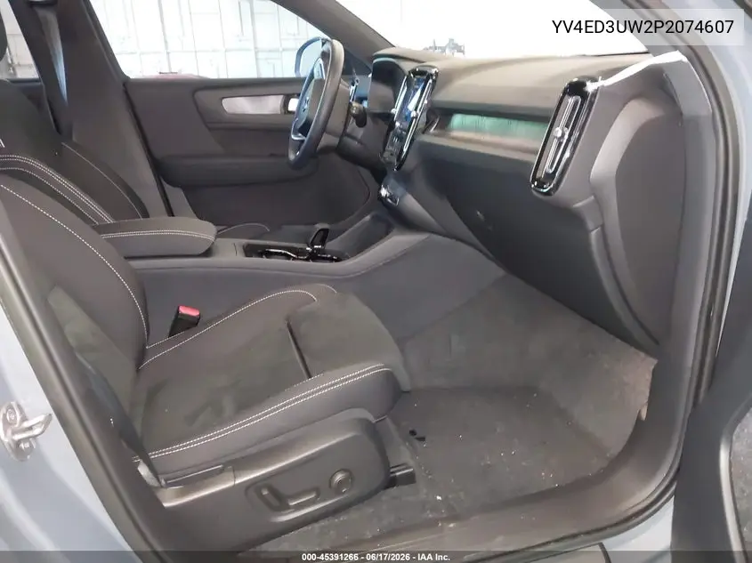 2023 Volvo Xc40 Recharge Pure Electric Twin Plus VIN: YV4ED3UW2P2074607 Lot: 45391266