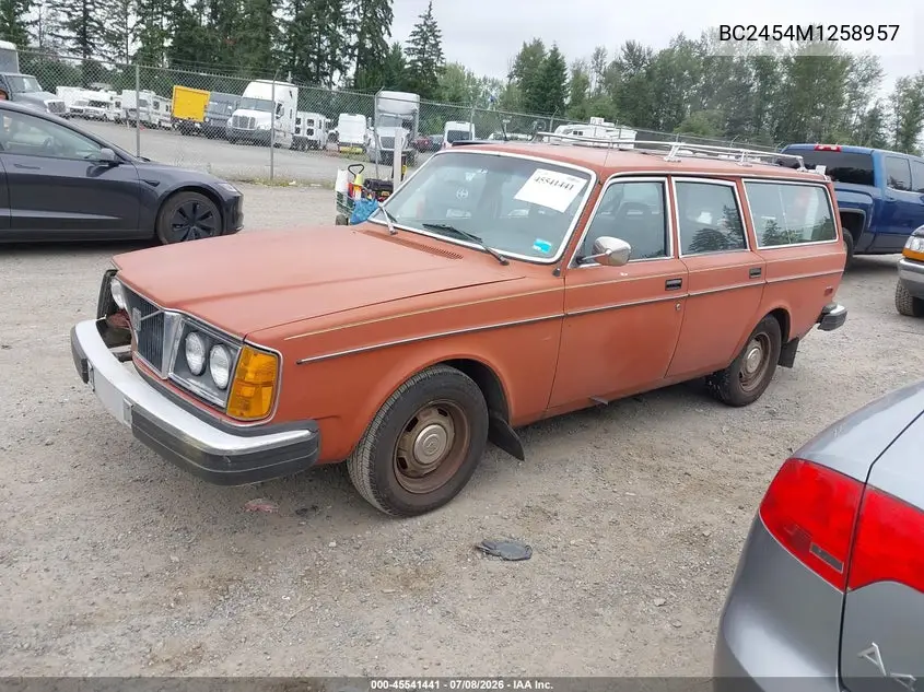 1979 Volvo 245 VIN: VC2454M1258957 Lot: 45541441