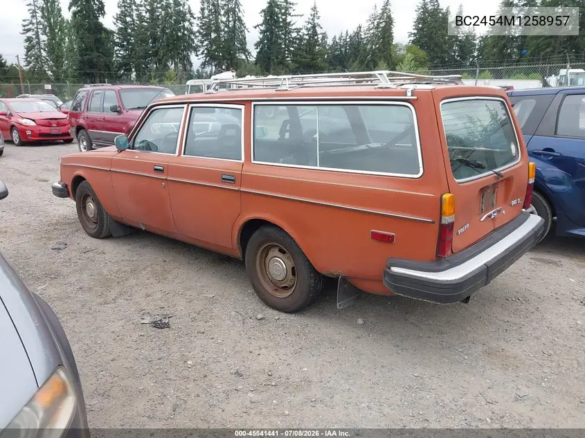 1979 Volvo 245 VIN: VC2454M1258957 Lot: 45541441