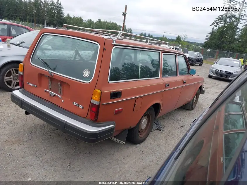 1979 Volvo 245 VIN: VC2454M1258957 Lot: 45541441