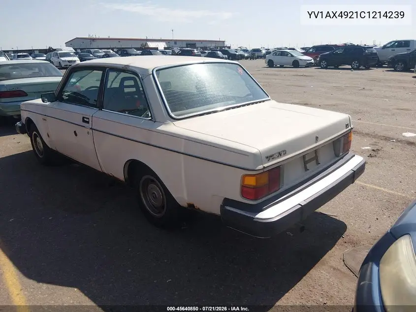 YV1AX4921C1214239 1982 Volvo 242 Dl