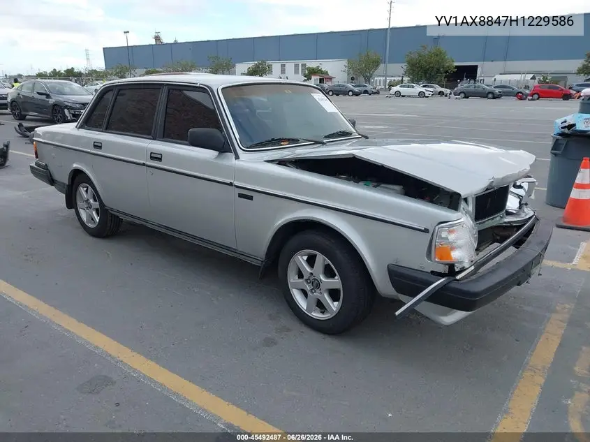 1987 Volvo 244 Dl/Gl VIN: YV1AX8847H1229586 Lot: 45492487