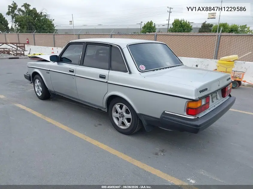 1987 Volvo 244 Dl/Gl VIN: YV1AX8847H1229586 Lot: 45492487