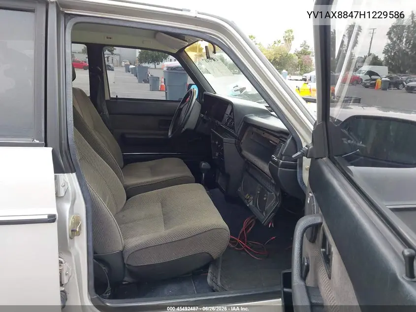 1987 Volvo 244 Dl/Gl VIN: YV1AX8847H1229586 Lot: 45492487