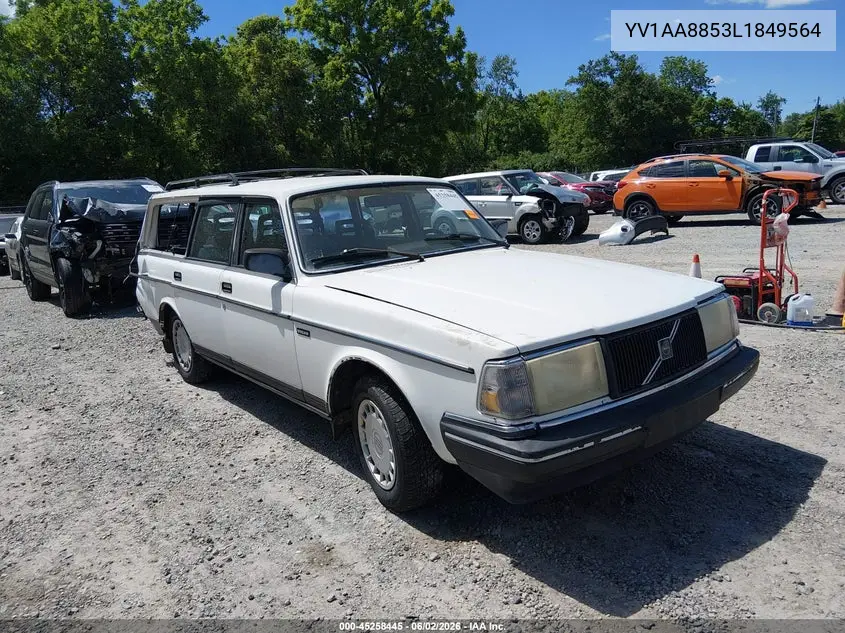 1990 Volvo 240 Dl VIN: YV1AA8853L1849564 Lot: 45258445
