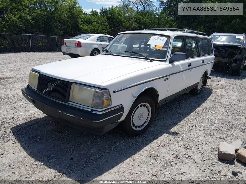 1990 Volvo 240 Dl VIN: YV1AA8853L1849564 Lot: 45258445