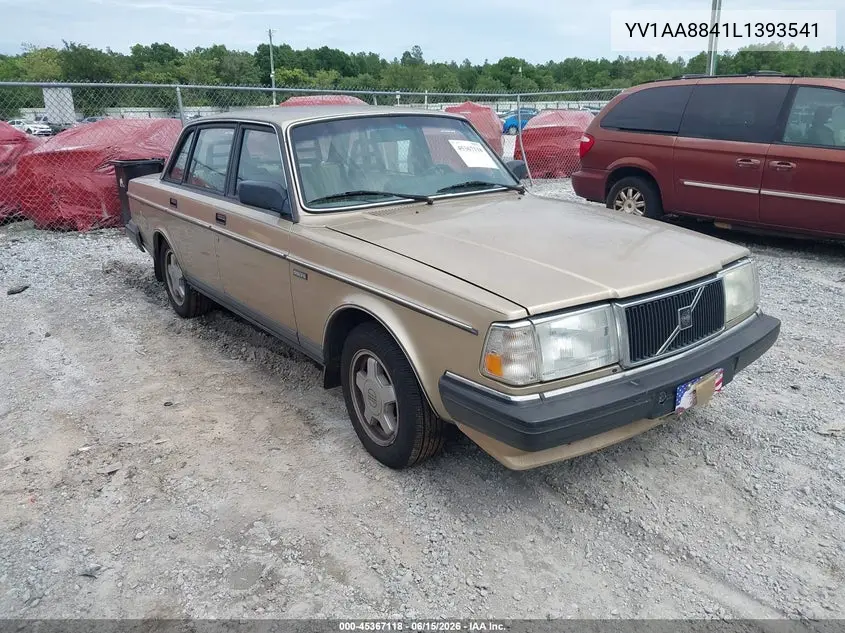 1990 Volvo 240 Dl VIN: YV1AA8841L1393541 Lot: 45367118
