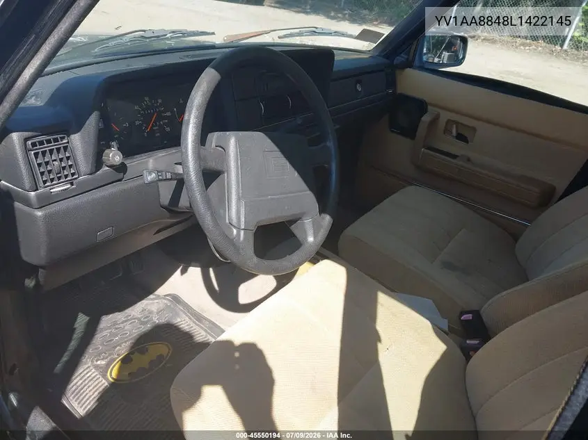 1990 Volvo 240 Dl VIN: YV1AA8848L1422145 Lot: 45550194