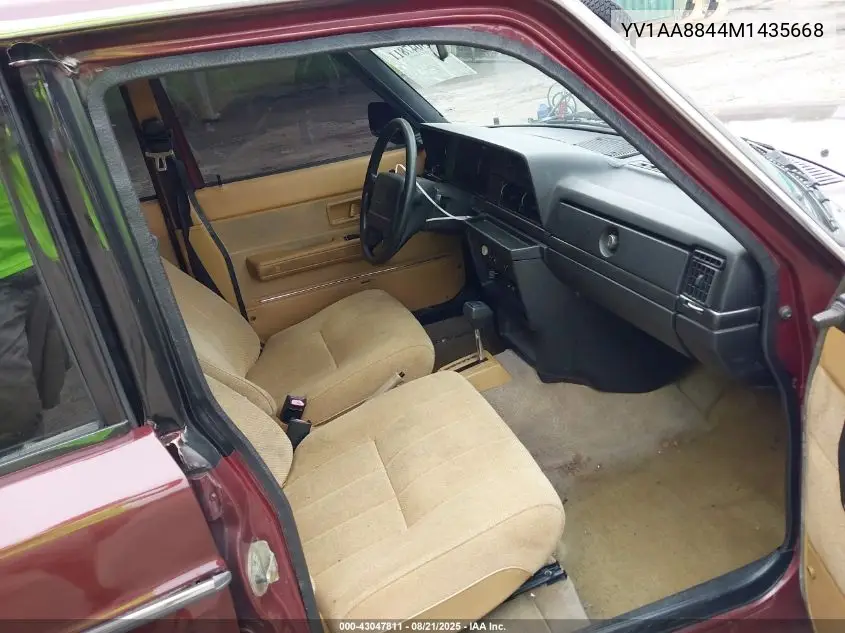 1991 Volvo 240 VIN: YV1AA8844M1435668 Lot: 43047811