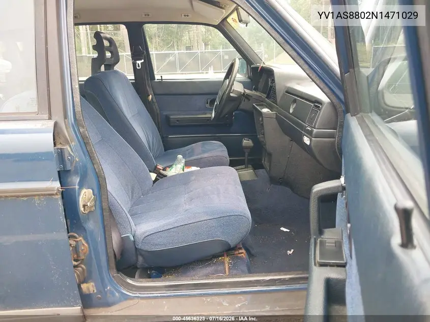 1992 Volvo 240 Gl VIN: YV1AS8802N1471029 Lot: 45636323